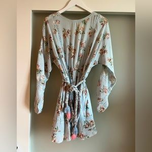 Love Shack Fancy Floral Long Sleeve Dress